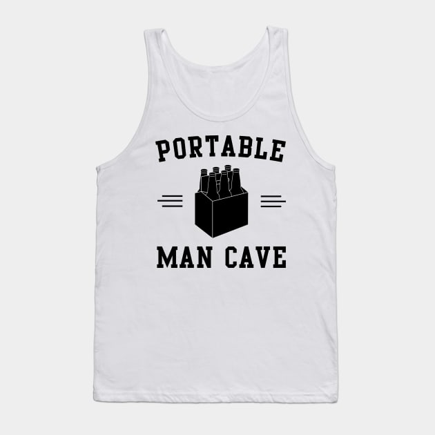 Portable man cave is beer Tank Top by Blister